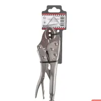 Клещи зажимные с фиксатором 250 мм с полукруглым захватом