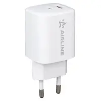 Адаптер питания 220В, Type-C PD + QC 3.0, 20Вт