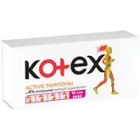 Тампоны KOTEX Super с аппликатором, 8шт