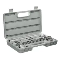 ЕРМАК Набор головок, 16 предм., 10-27мм, с карданным шарниром 1/2"