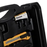 ЕРМАК Набор 12 предметов с 2-х поршневым компрессором 12В, 60л/мин, 180Вт