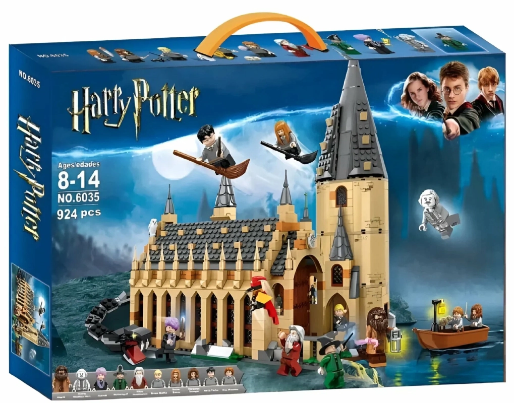 Конструктор Гарри Поттер Большой зал Хогвартс 924дет Конструктор Гарри Поттер Большой зал Хогвартс 924дет