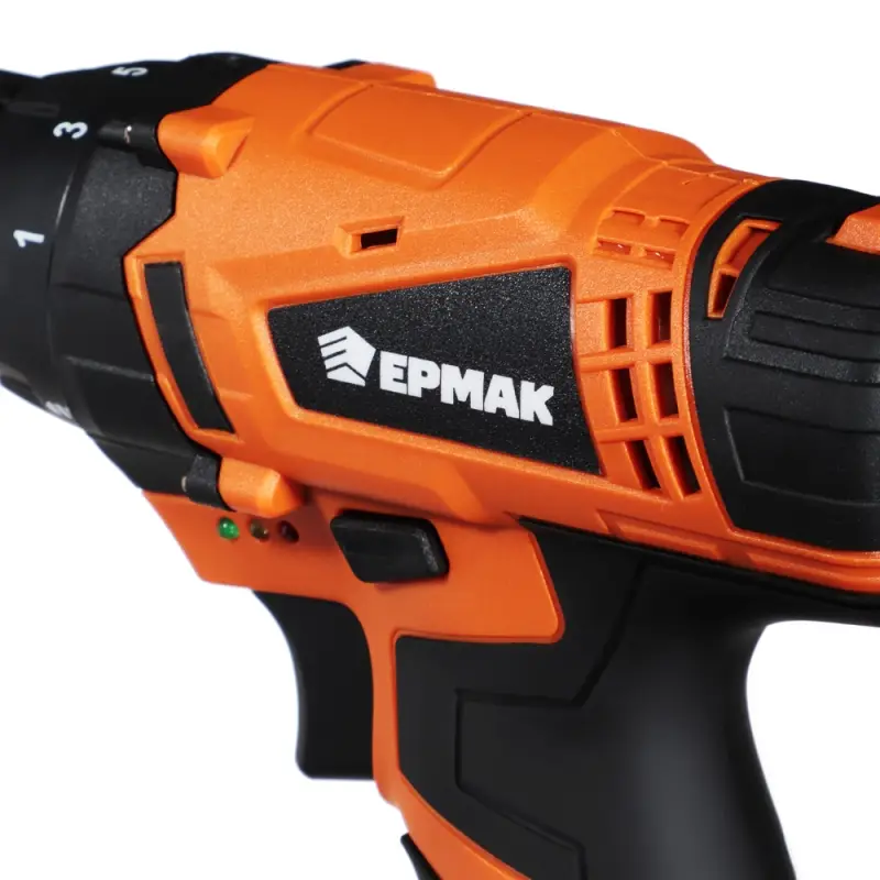 ЕРМАК Дрель-шуруповерт аккумуляторная ДША-12B, 0-550 об/мин, 1,3 Li-ion. 21 H*m, подсветка ЕРМАК Дрель-шуруповерт аккумуляторная ДША-12B, 0-550 об/мин, 1,3 Li-ion. 21 H*m, подсветка