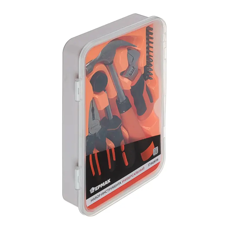 ЕРМАК Набор инструмента универсальный, 17 предметов ЕРМАК Набор инструмента универсальный, 17 предметов
