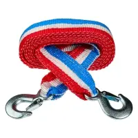 ЕРМАК / NG Трос-ремень буксировочный 10 т, в пакете, с крюками, 5м ЕРМАК / NG Трос-ремень буксировочный 10 т, в пакете, с крюками, 5м