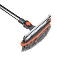 ЕРМАК Щетка для уборки снега со скребком, телескопическая, премиальная, силиконовый ЕРМАК Щетка для уборки снега со скребком, телескопическая, премиальная, силиконовый