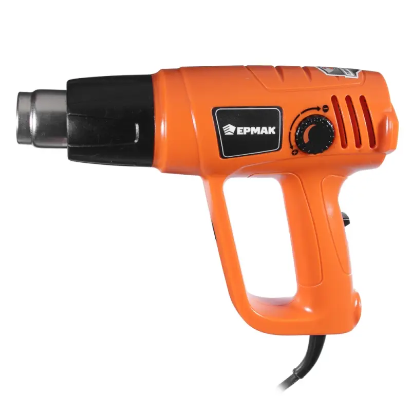 ЕРМАК Фен технический ФТ-2000Вт/2 (80C°-600C°), кейс 5 насадок ЕРМАК Фен технический ФТ-2000Вт/2 (80C°-600C°), кейс 5 насадок