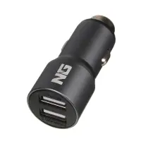ЕРМАК Устройство зарядное автомобильное, 1xTYPE-C, 1xUSB, 3.1 A, 12/24В, металл ЕРМАК Устройство зарядное автомобильное, 1xTYPE-C, 1xUSB, 3.1 A, 12/24В, металл