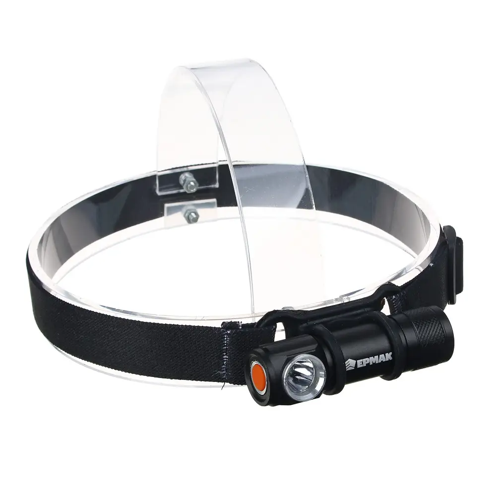 ЕРМАК Фонарь, 1 LED, 1200мАч, 4 режима, пластик, металл, 80х24х25 мм