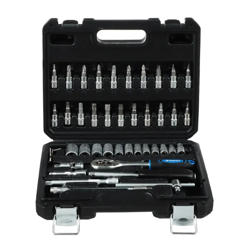 РОКОТ Набор автомобильных инструментов, 46 предметов РОКОТ Набор автомобильных инструментов, 46 предметов