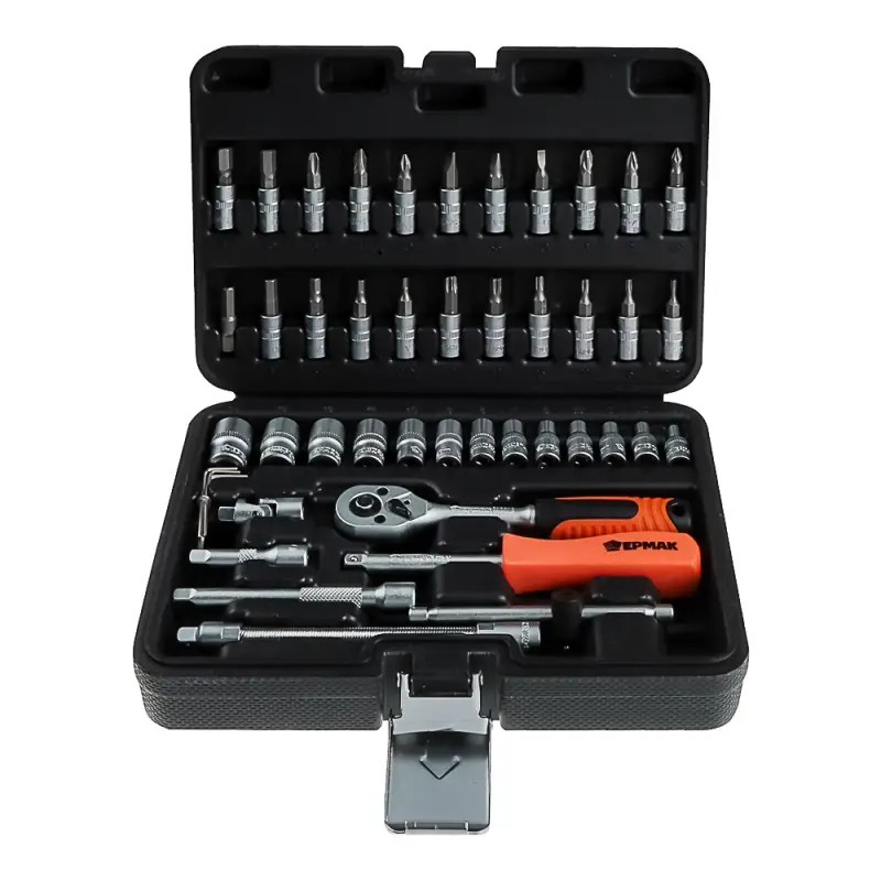 ЕРМАК Набор профессионального инструмента, 46 предм. ЕРМАК Набор профессионального инструмента, 46 предм.