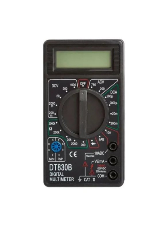 Мультиметр DT-830, черный Мультиметр DT-830, черный