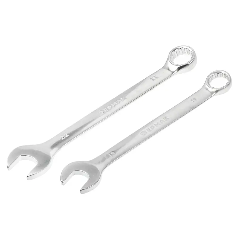 ЕРМАК Набор ключей рожково-накидных, 12 предм., 6-22мм, матовые CRV, пластик холдер ЕРМАК Набор ключей рожково-накидных, 12 предм., 6-22мм, матовые CRV, пластик холдер