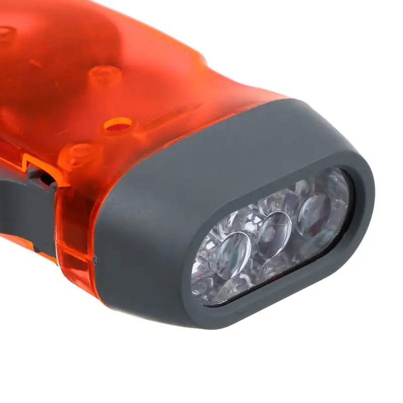 ЕРМАК Фонарик динамический 3 LED, пластик, 50х100х30 мм ЕРМАК Фонарик динамический 3 LED, пластик, 50х100х30 мм