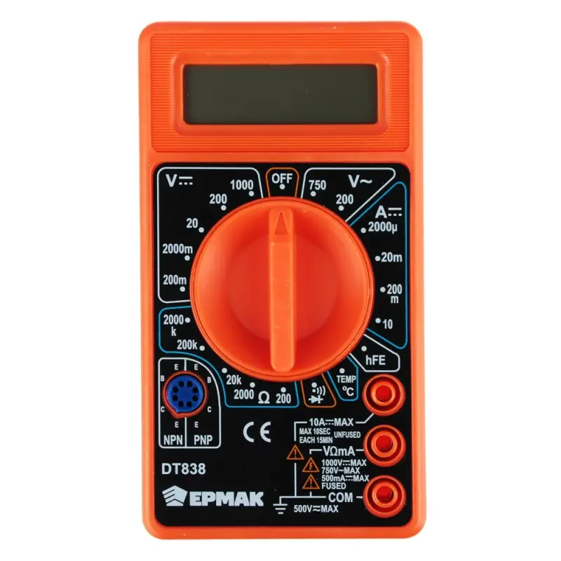 ЕРМАК Мультиметр цифровой DT-838 ЕРМАК Мультиметр цифровой DT-838