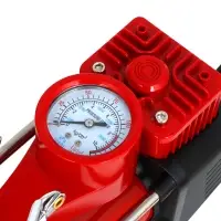 ЕРМАК Набор 12 предметов с 2-х поршневым компрессором 12В, 60л/мин, 180Вт