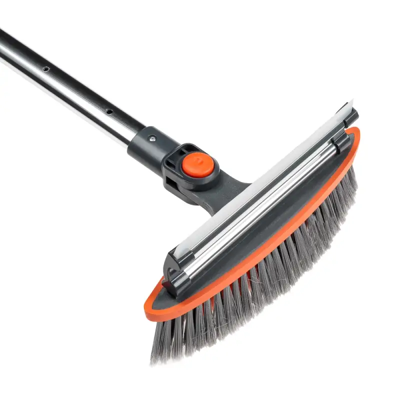 ЕРМАК Щетка для уборки снега со скребком, телескопическая, премиальная, силиконовый ЕРМАК Щетка для уборки снега со скребком, телескопическая, премиальная, силиконовый