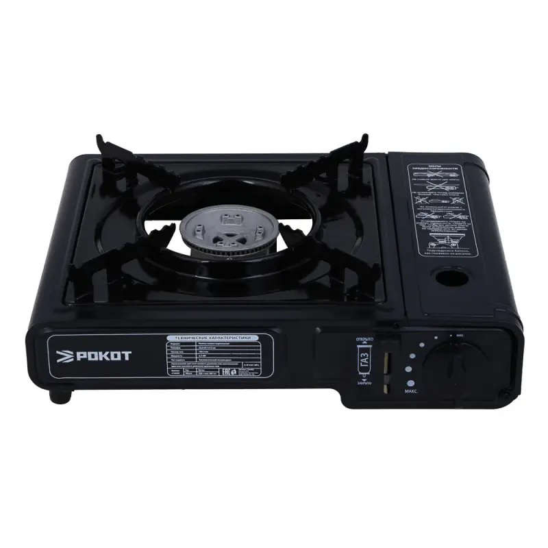 РОКОТ Плитка газовая к бал. с цанговым захватом портатив., в кейсе, 32,2х27,1х7,5см, металл, пластик РОКОТ Плитка газовая к бал. с цанговым захватом портатив., в кейсе, 32,2х27,1х7,5см, металл, пластик