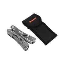 ЕРМАК Инструмент многофункц., 14 функций, 9 насадок на отвертку+адаптер, 16.5см, аллюм., нерж.,сталь