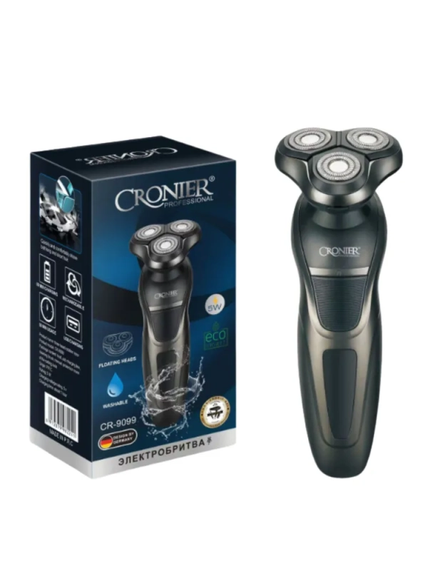 Cronier CR-9099 Бритва для бороды 3 головки