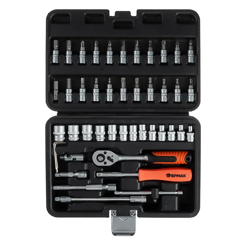 ЕРМАК Набор профессионального инструмента, 46 предм. ЕРМАК Набор профессионального инструмента, 46 предм.