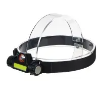 ЕРМАК Фонарик налобный, 800мАч, 1 COB, 1 LED, 8х3 см, 2 режима, пластик