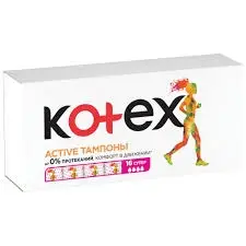 Тампоны KOTEX Super с аппликатором, 8шт Тампоны KOTEX Super с аппликатором, 8шт