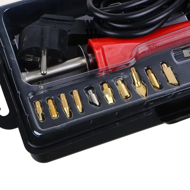 РОКОТ Выжигатель 30 Вт, 23 предмета, насадки для выжигания, жала разной формы и диаметра РОКОТ Выжигатель 30 Вт, 23 предмета, насадки для выжигания, жала разной формы и диаметра