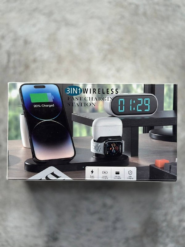 Беспроводная зарядка 3в1 Беспроводная зарядка 3в1
