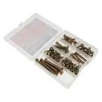 ЕРМАК Набор болтов, гаек и шайб из 128шт