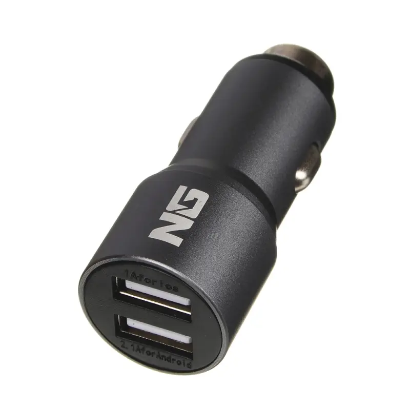 ЕРМАК Устройство зарядное автомобильное, 1xTYPE-C, 1xUSB, 3.1 A, 12/24В, металл ЕРМАК Устройство зарядное автомобильное, 1xTYPE-C, 1xUSB, 3.1 A, 12/24В, металл