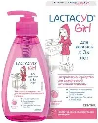 Средство для интимной гигиены LACTACYD Girls, 200мл Средство для интимной гигиены LACTACYD Girls, 200мл
