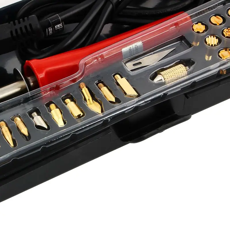 РОКОТ Выжигатель 30 Вт, 23 предмета, насадки для выжигания, жала разной формы и диаметра РОКОТ Выжигатель 30 Вт, 23 предмета, насадки для выжигания, жала разной формы и диаметра