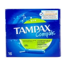 Тампоны TAMPAX Compak Super Plus, с аппликатором, 16шт Тампоны TAMPAX Compak Super Plus, с аппликатором, 16шт
