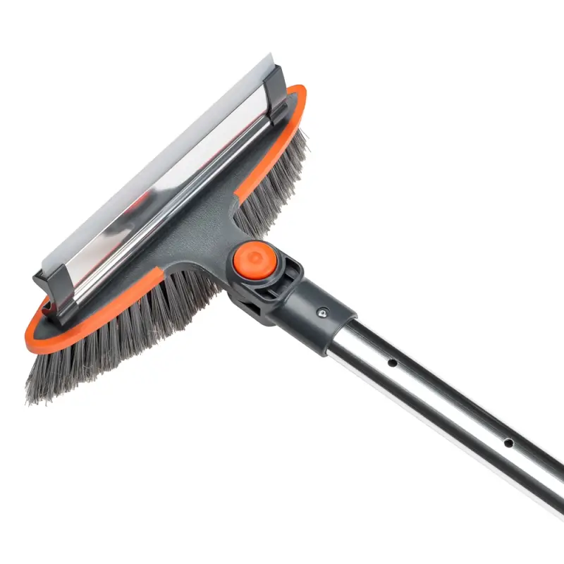 ЕРМАК Щетка для уборки снега со скребком, телескопическая, премиальная, силиконовый ЕРМАК Щетка для уборки снега со скребком, телескопическая, премиальная, силиконовый