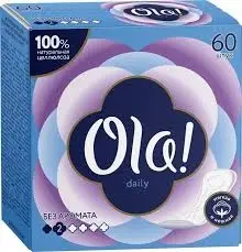 Прокладки ежедневные Ola! (Ола!) Daily, 2 капли, 60 шт Прокладки ежедневные Ola! (Ола!) Daily, 2 капли, 60 шт