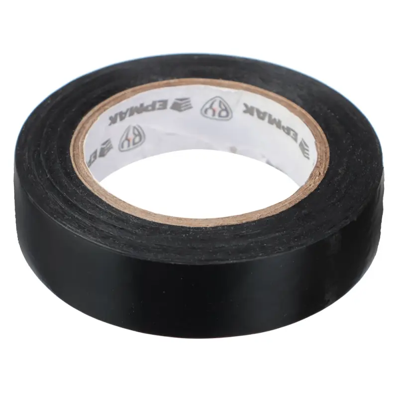 ЕРМАК Изолента ПВХ в/с черная, шир. 15+-2мм, 10м, толщ 0,15мм ЕРМАК Изолента ПВХ в/с черная, шир. 15+-2мм, 10м, толщ 0,15мм