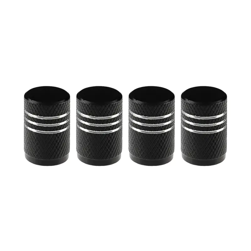 ЕРМАК Набор заглушек ниппеля 4шт. алюминиевый, универсальный, черный