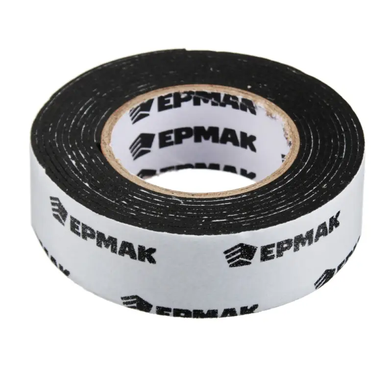 ЕРМАК Лента клеящая монтажная 2-х сторонняя, для АВТО, 22мм x 2м черная ЕРМАК Лента клеящая монтажная 2-х сторонняя, для АВТО, 22мм x 2м черная