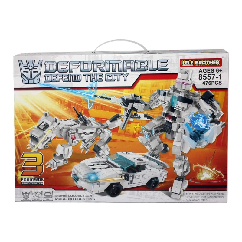 Робот трансформер/476 деталей/8557-1 Робот трансформер/476 деталей/8557-1