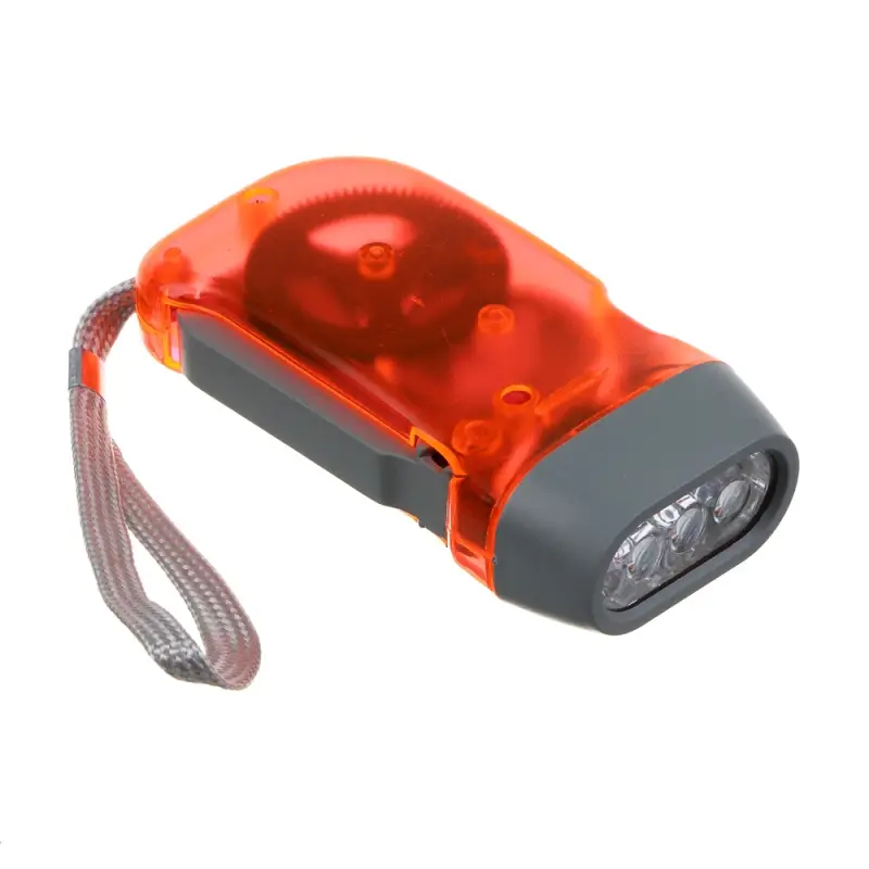 ЕРМАК Фонарик динамический 3 LED, пластик, 50х100х30 мм ЕРМАК Фонарик динамический 3 LED, пластик, 50х100х30 мм