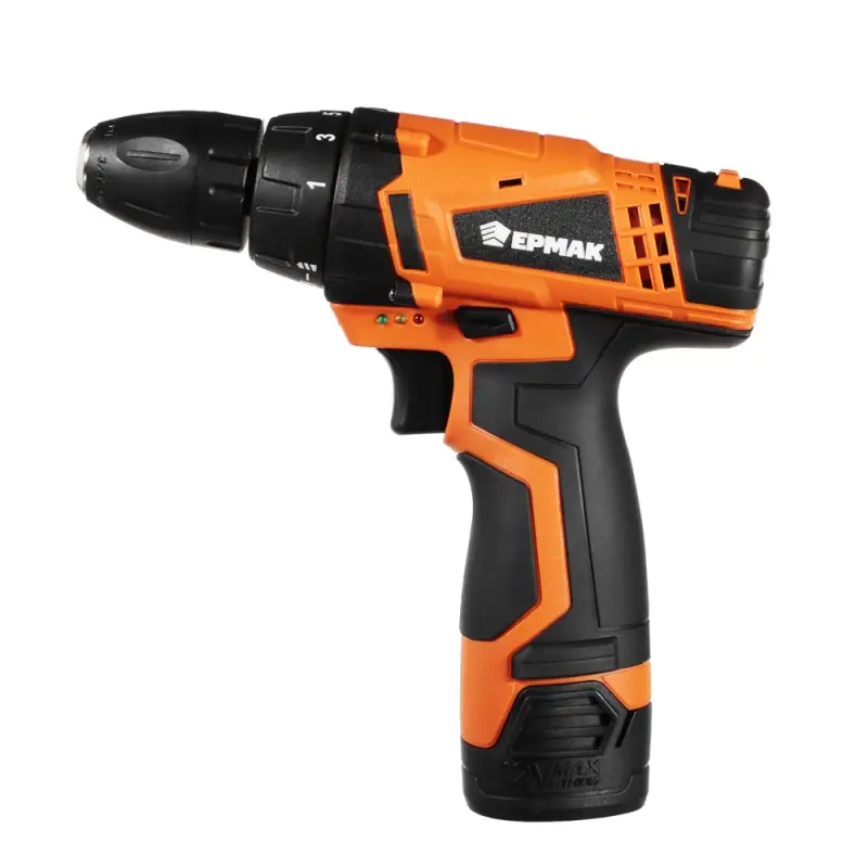 ЕРМАК Дрель-шуруповерт аккумуляторная ДША-12B, 0-550 об/мин, 1,3 Li-ion. 21 H*m, подсветка ЕРМАК Дрель-шуруповерт аккумуляторная ДША-12B, 0-550 об/мин, 1,3 Li-ion. 21 H*m, подсветка