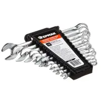 ЕРМАК Набор ключей рожково-накидных, 12 предм., 6-22мм, матовые CRV, пластик холдер ЕРМАК Набор ключей рожково-накидных, 12 предм., 6-22мм, матовые CRV, пластик холдер