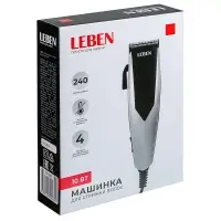LEBEN Машинка для стрижки волос, 10Вт LEBEN Машинка для стрижки волос, 10Вт