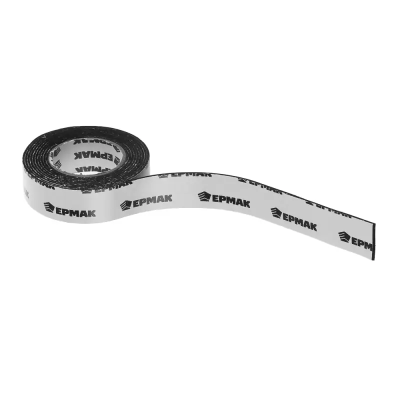 ЕРМАК Лента клеящая монтажная 2-х сторонняя, для АВТО, 22мм x 2м черная ЕРМАК Лента клеящая монтажная 2-х сторонняя, для АВТО, 22мм x 2м черная