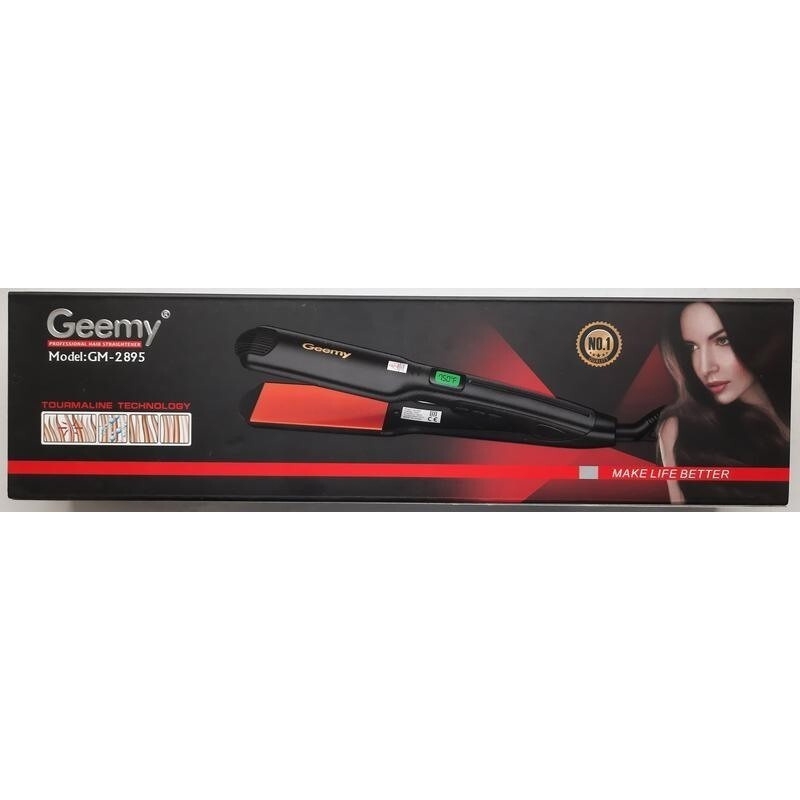 Электрощипцы - утюжок-выпрямитель для укладки волос Geemy GM-2895 Электрощипцы - утюжок-выпрямитель для укладки волос Geemy GM-2895