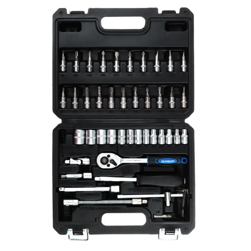 РОКОТ Набор автомобильных инструментов, 46 предметов РОКОТ Набор автомобильных инструментов, 46 предметов