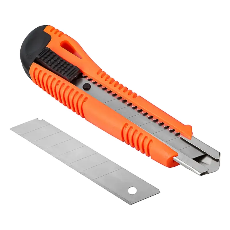 ЕРМАК/Headman Нож универсальный 18мм, метал.направ.,Autolock, +запасное лезвие, блистер ЕРМАК/Headman Нож универсальный 18мм, метал.направ.,Autolock, +запасное лезвие, блистер