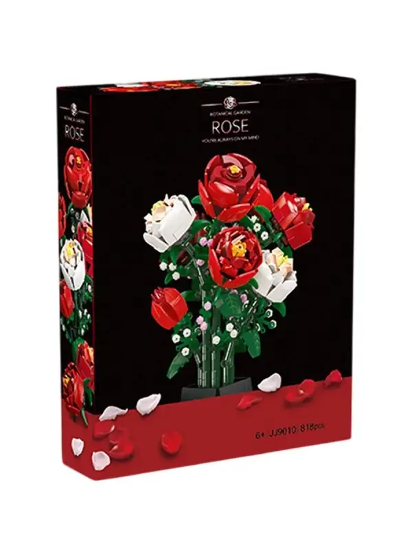 Конструктор Flowers - Букет роз, 818 деталей Конструктор Flowers - Букет роз, 818 деталей