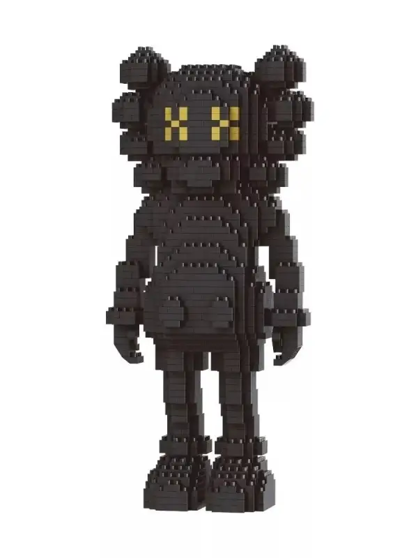 Конструктор 3D Kaws, черный, 1326 деталей Конструктор 3D Kaws, черный, 1326 деталей
